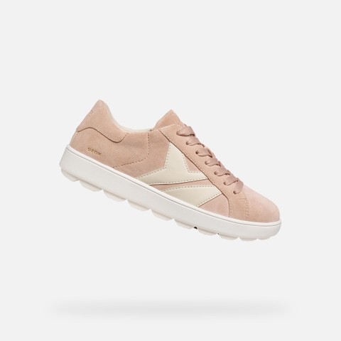 Low top sneakers SPHERICA ECUB-1 B WOMAN Rose/Papyrus - image number 0 | GEOX