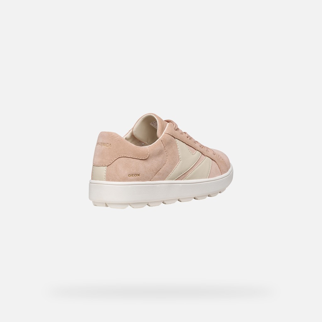 Low top sneakers SPHERICA ECUB-1 B WOMAN Rose/Papyrus - image number 4 | GEOX