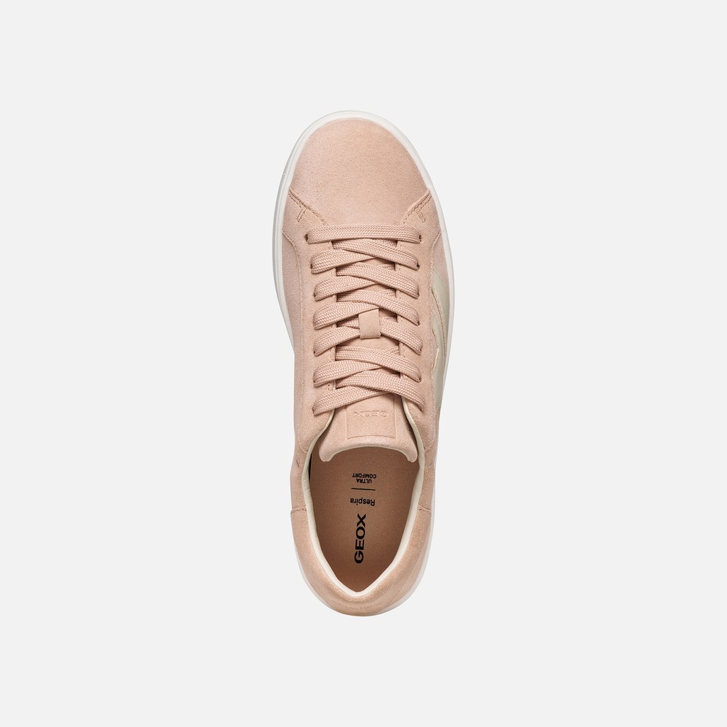 Low top sneakers SPHERICA ECUB-1 B WOMAN Rose/Papyrus - image number 5 | GEOX