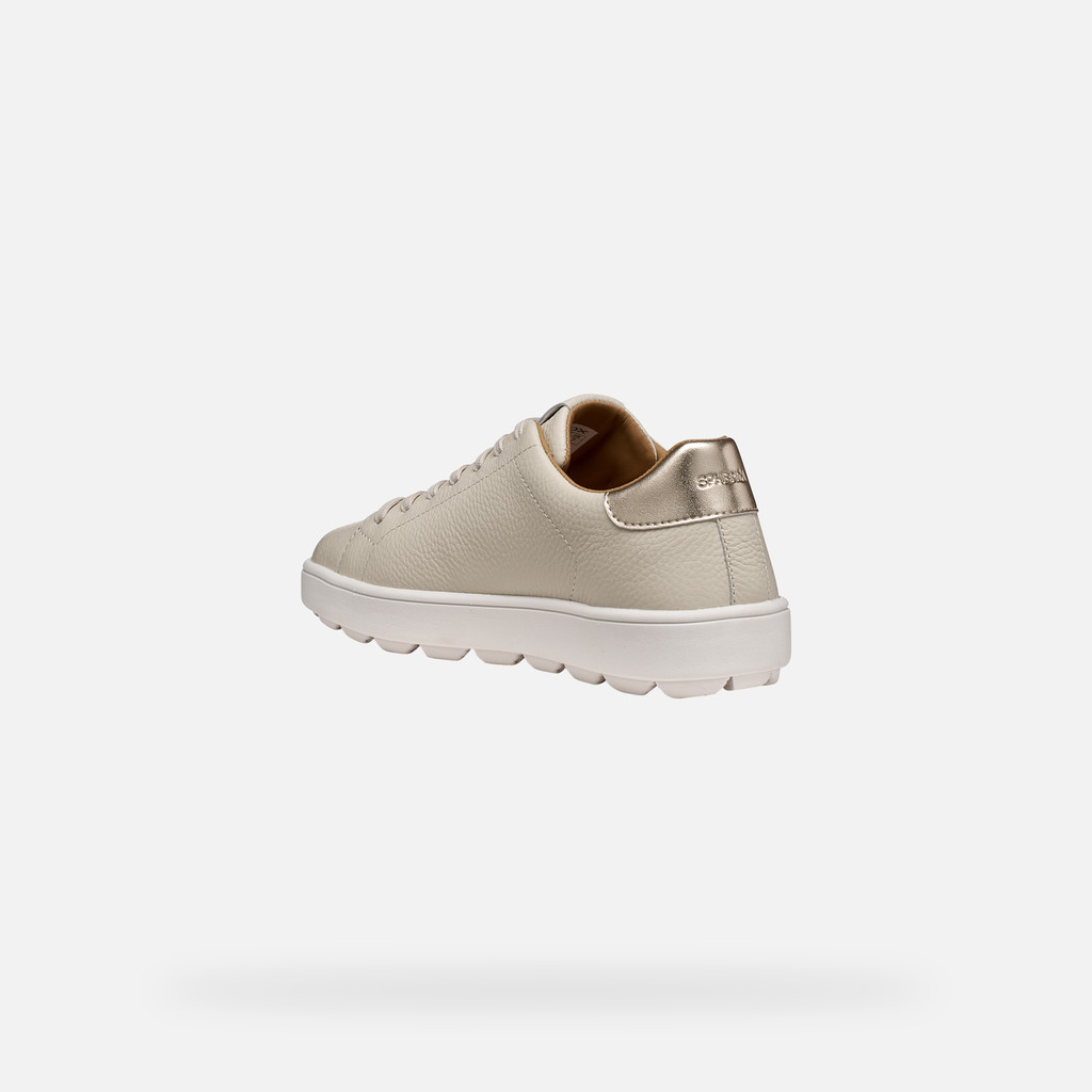 Low top sneakers SPHERICA ECUB-1 B WOMAN Papyrus/Light gold - image number 3 | GEOX