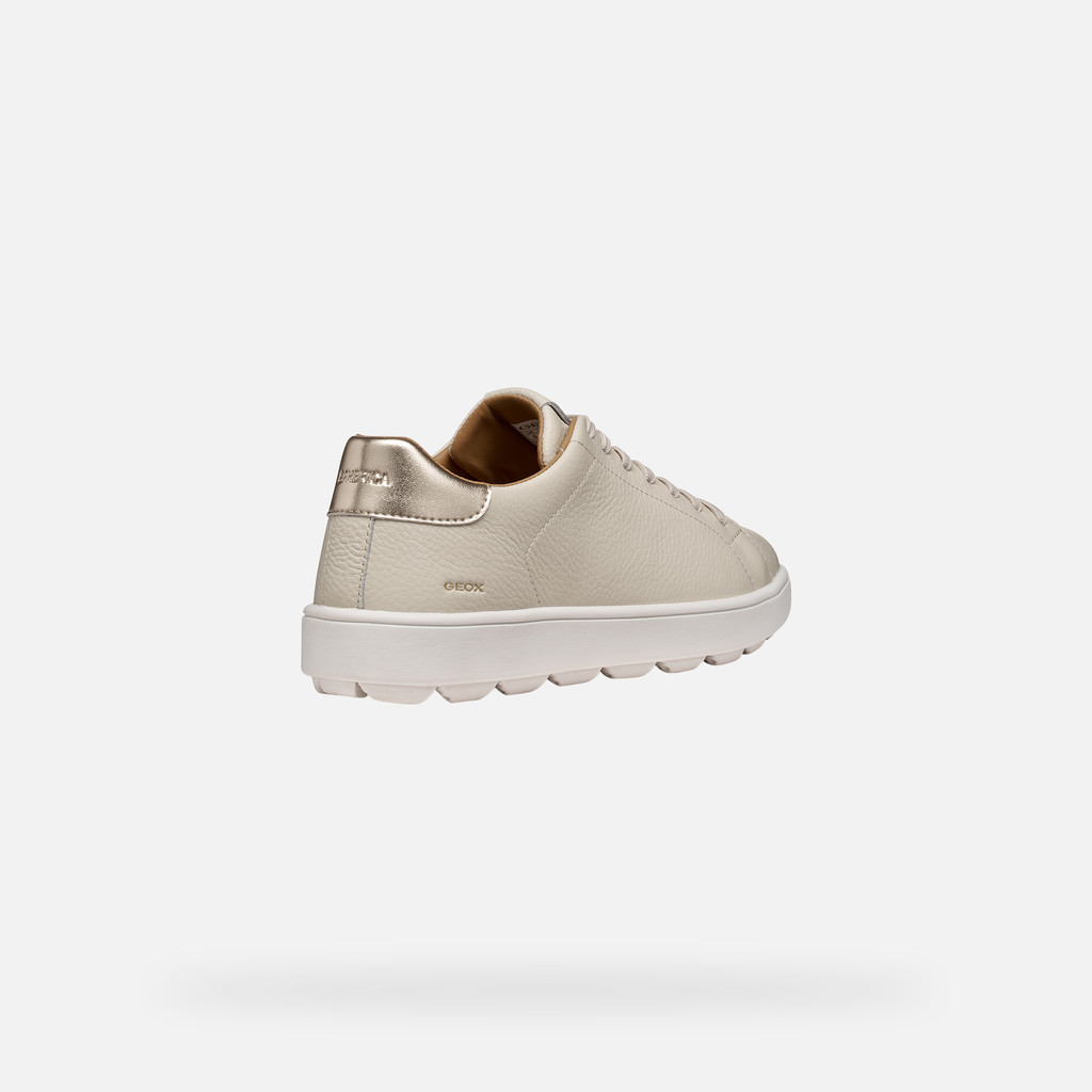 Low top sneakers SPHERICA ECUB-1 B WOMAN Papyrus/Light gold - image number 4 | GEOX