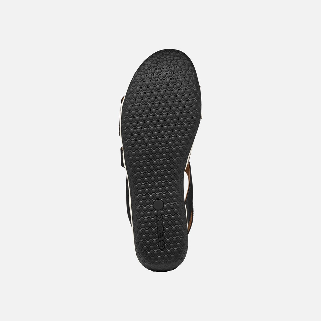Niedrige Sandalen SANDAL VEGA DAME Schwarz - image number 6 | GEOX
