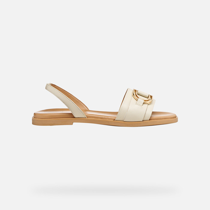 Flat sandals NAILEEN WOMAN Papyrus | GEOX