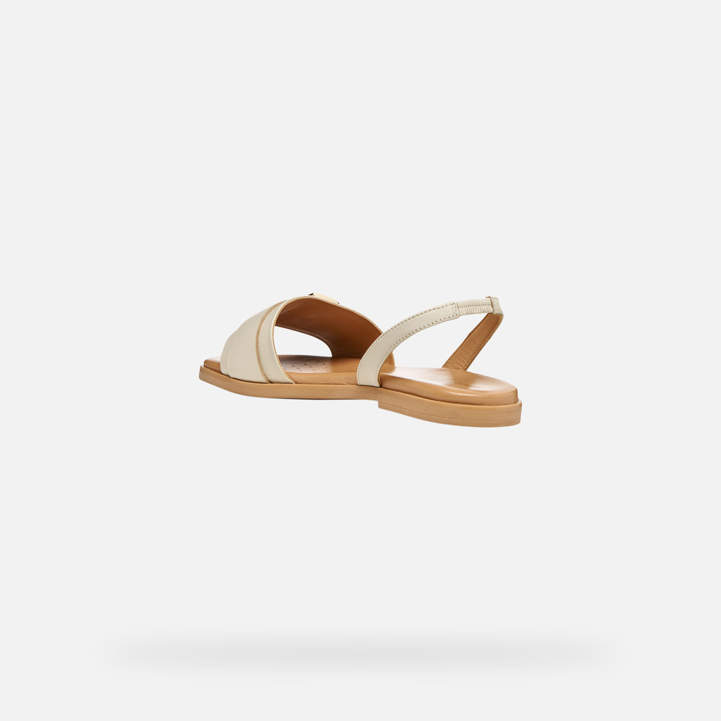 Flat sandals NAILEEN WOMAN Papyrus - image number 3 | GEOX