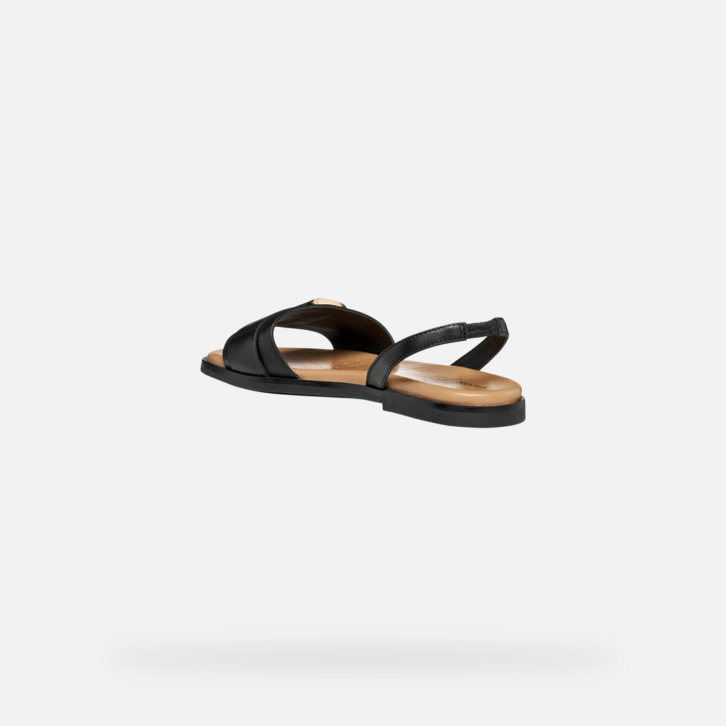 Flat sandals NAILEEN WOMAN Black - image number 3 | GEOX