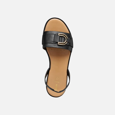 Flat sandals NAILEEN WOMAN Black - image number 5 | GEOX