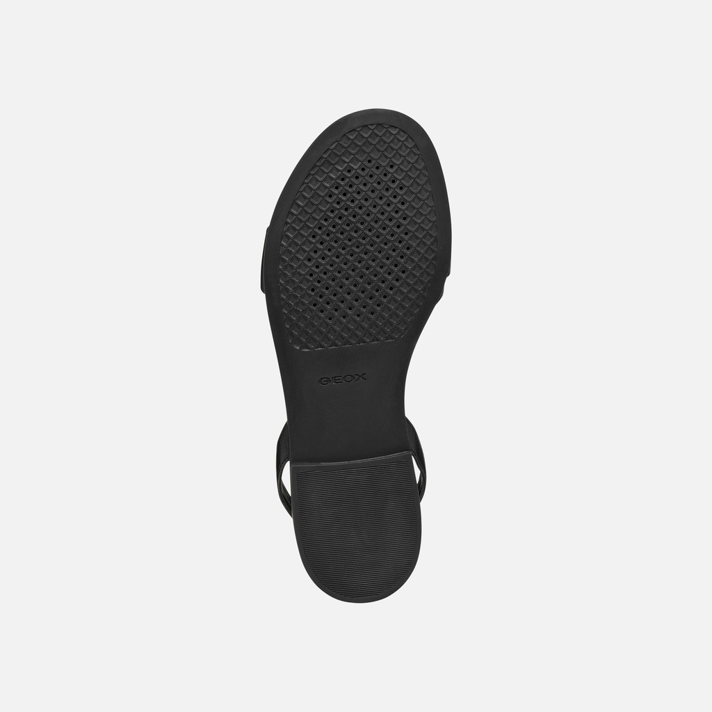 Flat sandals NAILEEN WOMAN Black - image number 6 | GEOX