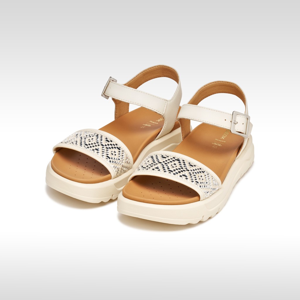 Flat sandals XAND 2.1S WOMAN Papyrus - image number 2 | GEOX