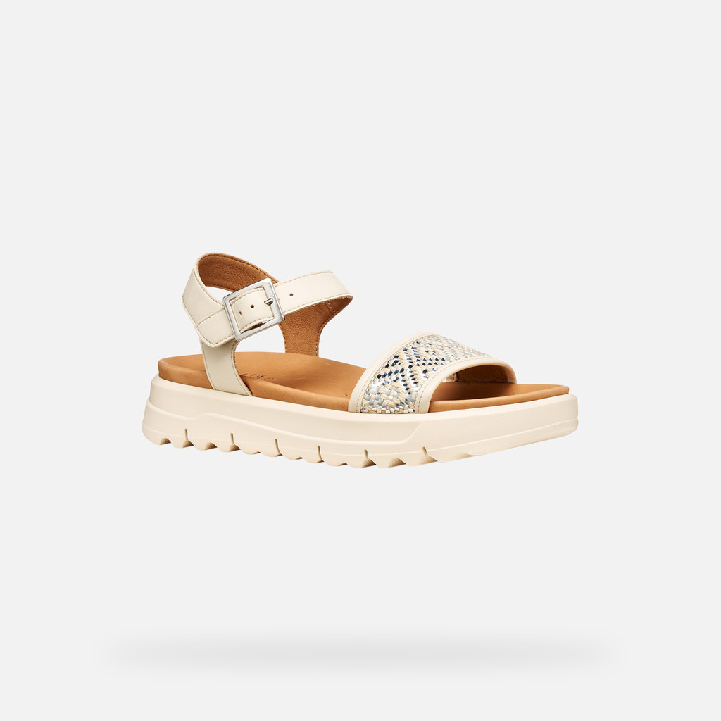 Flat sandals XAND 2.1S WOMAN Papyrus - image number 2 | GEOX
