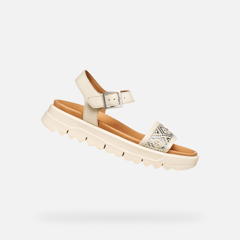 Flat sandals XAND 2.1S WOMAN Papyrus | GEOX