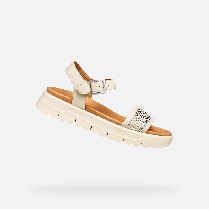 Flat sandals XAND 2.1S WOMAN Papyrus | GEOX