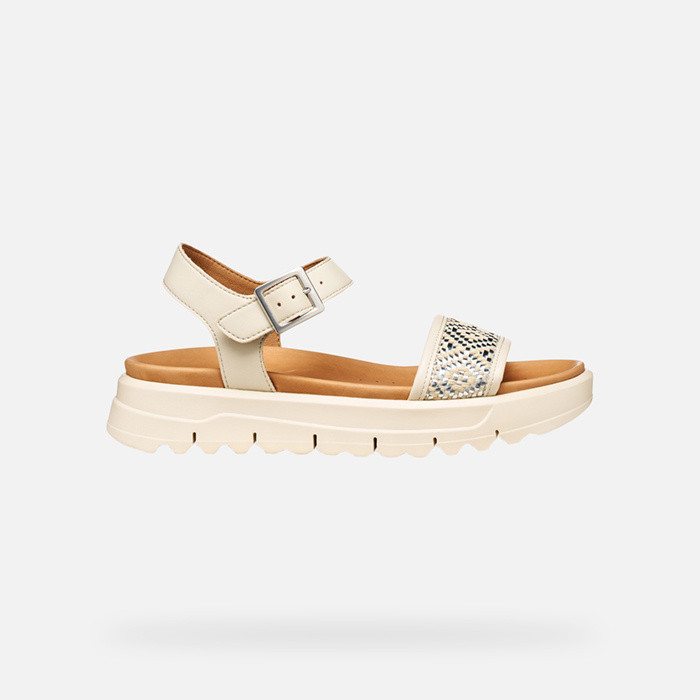 Flat sandals XAND 2.1S WOMAN Papyrus | GEOX