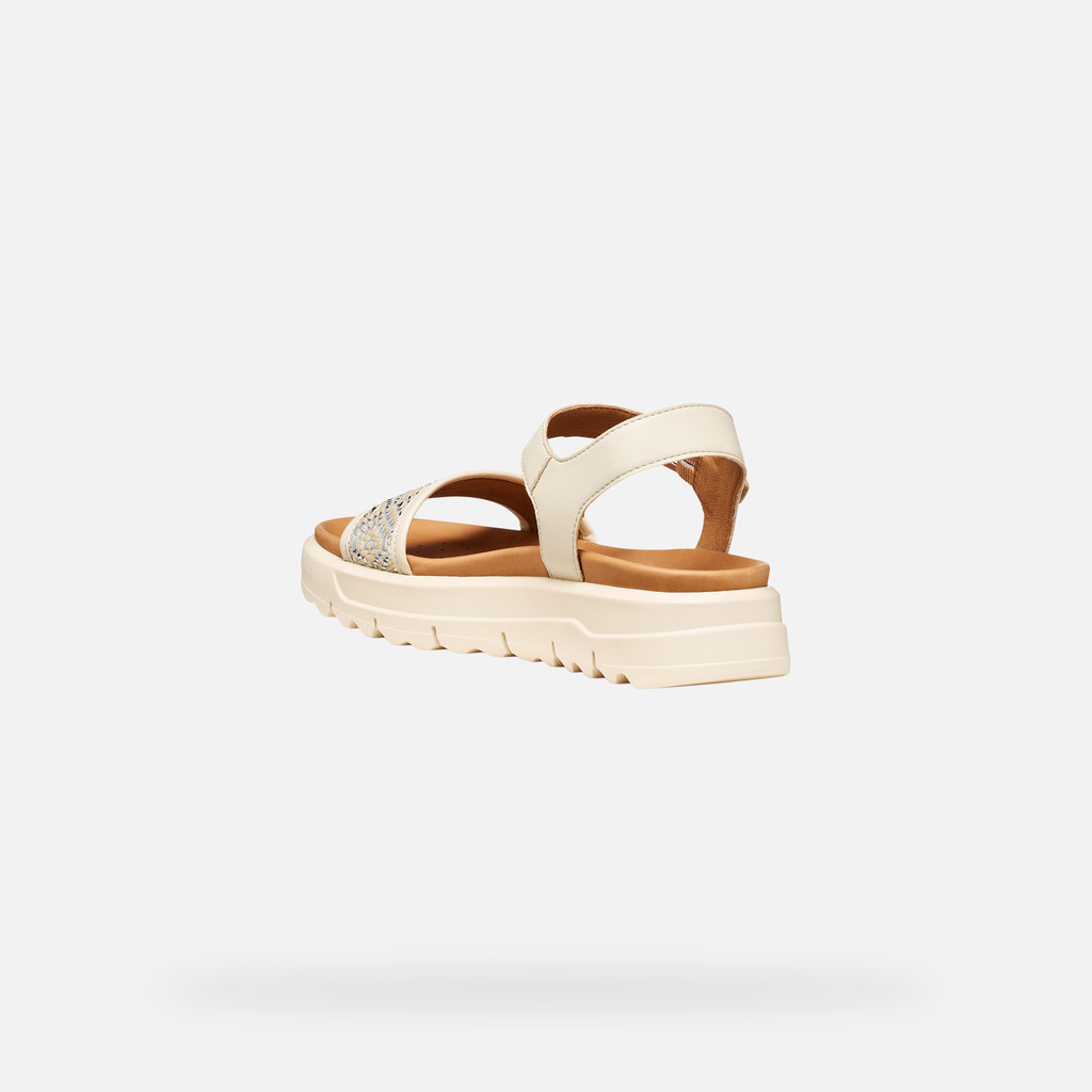 Flat sandals XAND 2.1S WOMAN Papyrus - image number 3 | GEOX