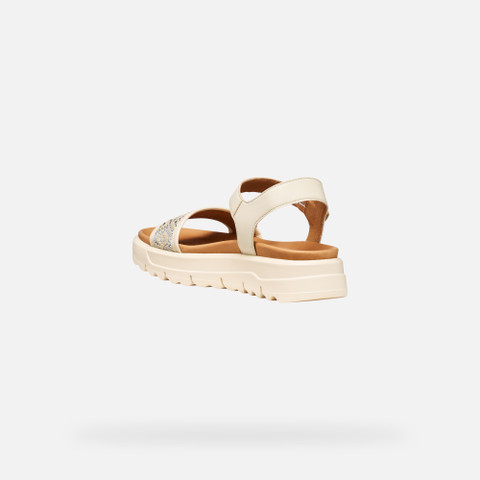 Flat sandals XAND 2.1S WOMAN Papyrus - image number 3 | GEOX