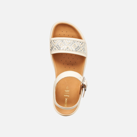 Flat sandals XAND 2.1S WOMAN Papyrus - image number 5 | GEOX