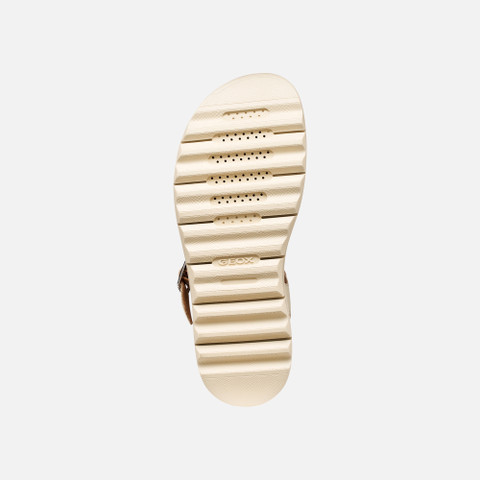 Flat sandals XAND 2.1S WOMAN Papyrus - image number 6 | GEOX