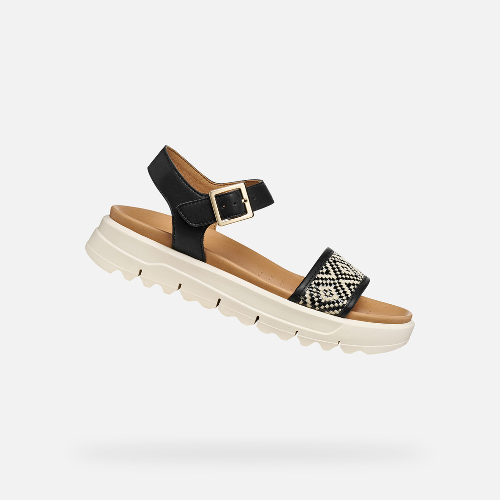 Flat sandals XAND 2.1S WOMAN Black - image number 0 | GEOX