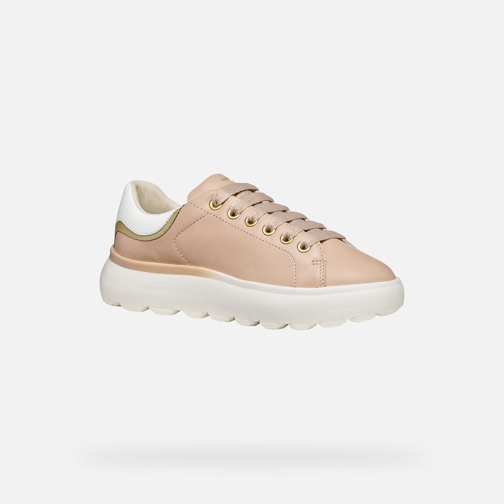 Low top sneakers SPHERICA EC4.1 WOMAN Rose/Light gold - image number 2 | GEOX