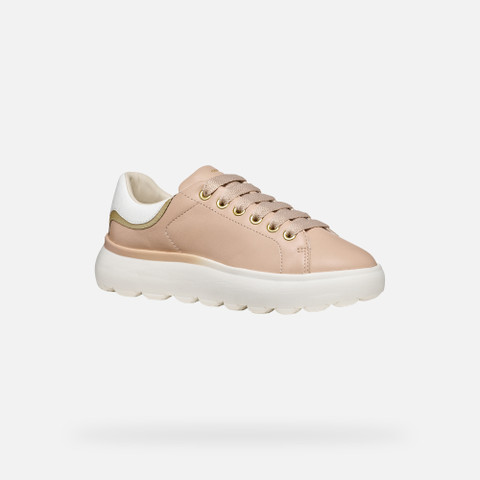 Low top sneakers SPHERICA EC4.1 WOMAN Rose/Light gold - image number 2 | GEOX