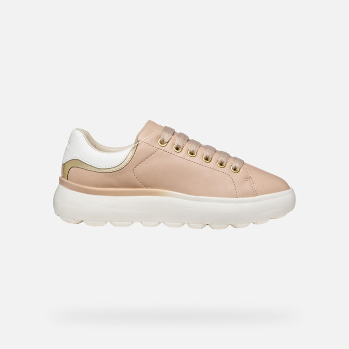 Low top sneakers SPHERICA EC4.1 WOMAN Rose/Light gold | GEOX