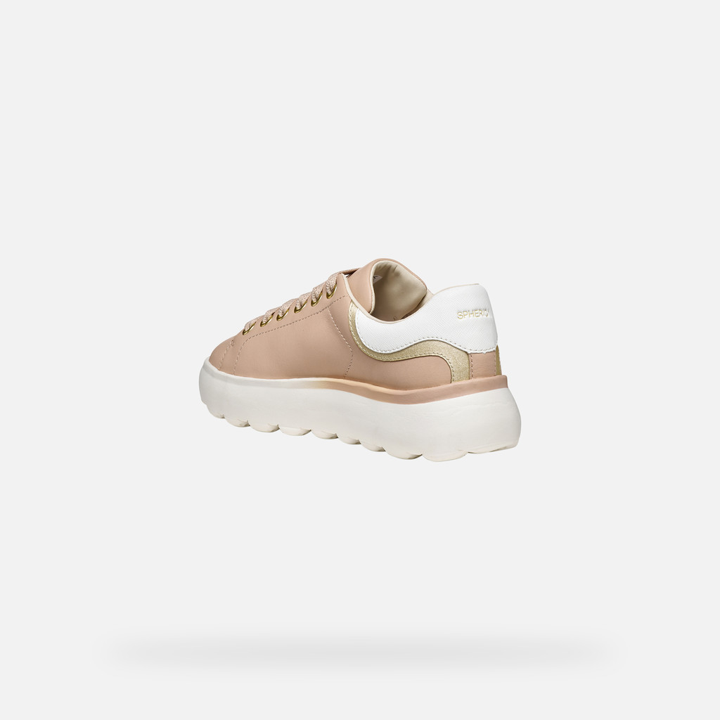 Low top sneakers SPHERICA EC4.1 WOMAN Rose/Light gold - image number 3 | GEOX
