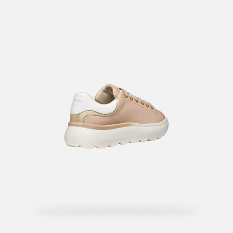 Low top sneakers SPHERICA EC4.1 WOMAN Rose/Light gold - image number 4 | GEOX
