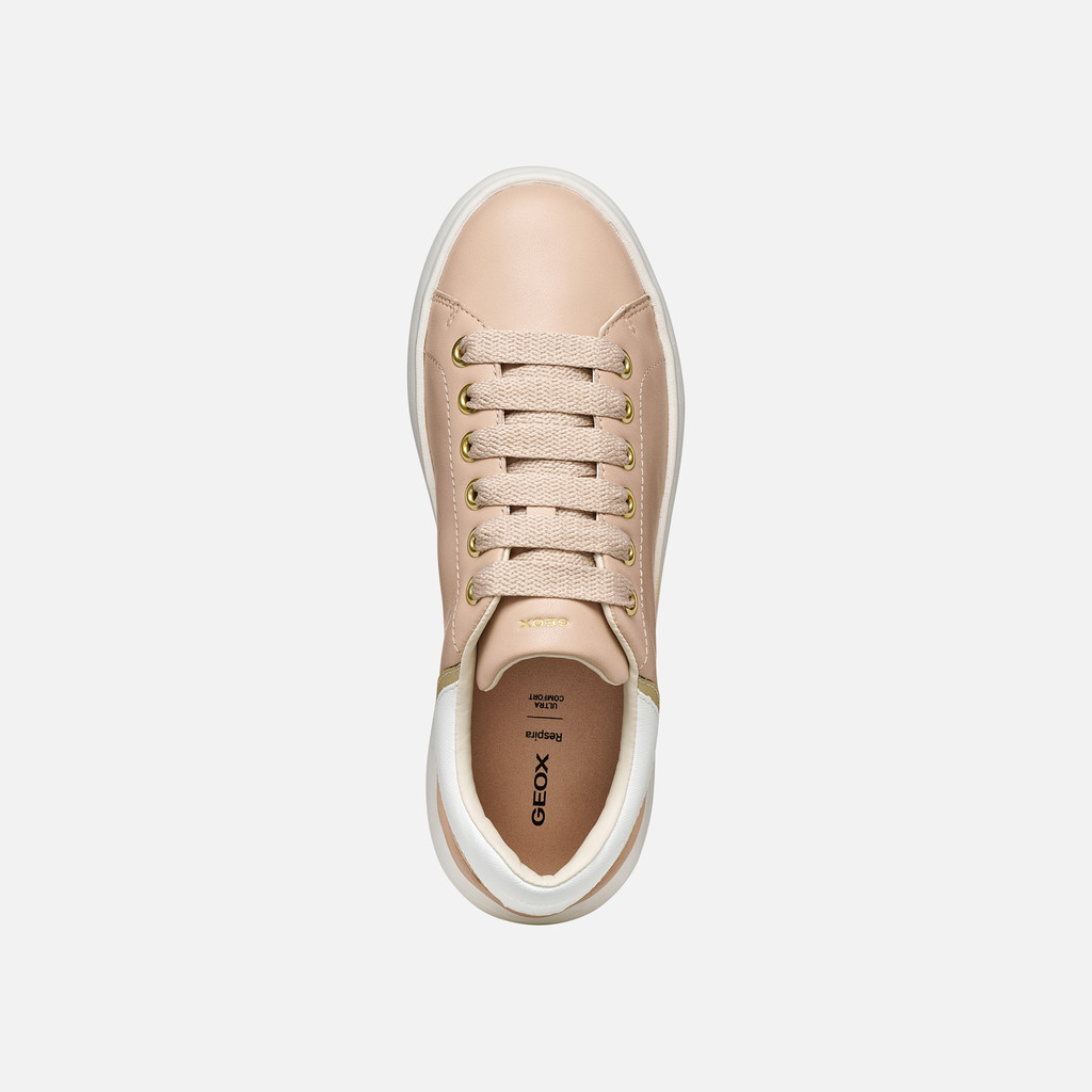 Low top sneakers SPHERICA EC4.1 WOMAN Rose/Light gold - image number 5 | GEOX