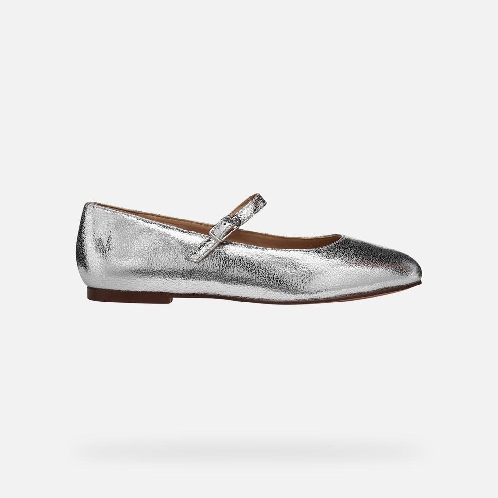 Ballerines avec bride MARSILEA FEMME Argent - image number 1 | GEOX