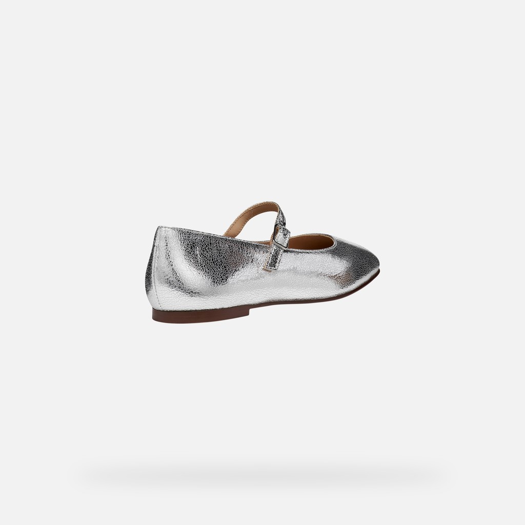 Ballerines avec bride MARSILEA FEMME Argent - image number 4 | GEOX