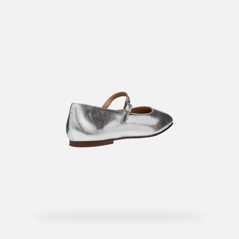 Ballerines avec bride MARSILEA FEMME Argent - image number 4 | GEOX