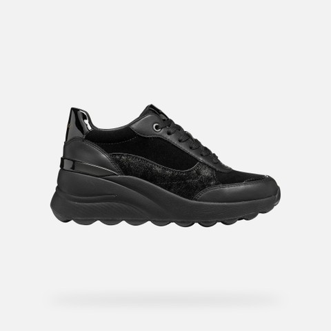 Wedge shoes SPHERICA EC13 WOMAN Black - image number 1 | GEOX