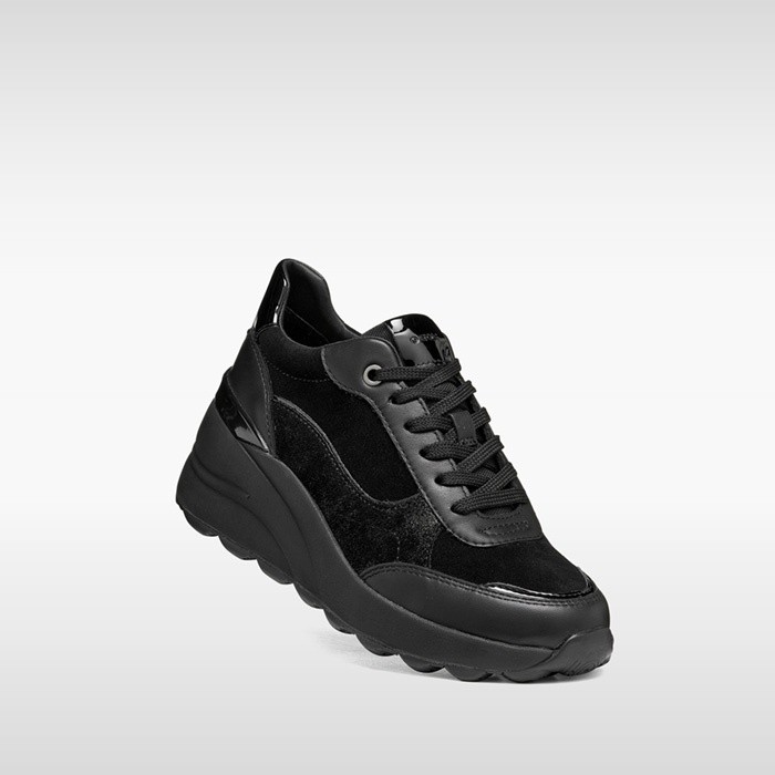 Wedge shoes SPHERICA EC13 WOMAN Black | GEOX