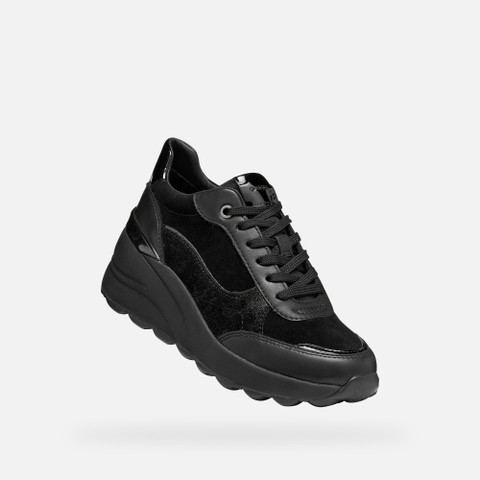 Wedge shoes SPHERICA EC13 WOMAN Black - image number 4 | GEOX