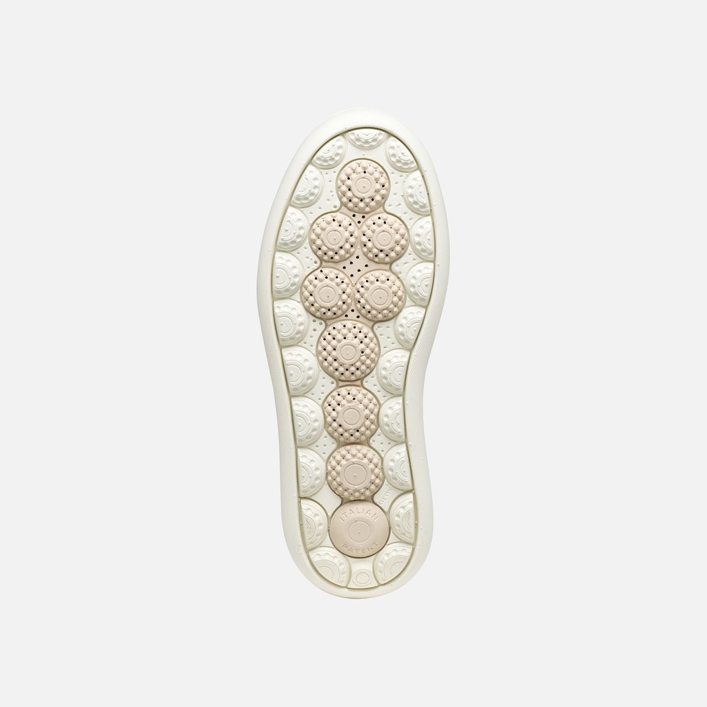 Platform trainers SPHERICA ECUB-2 WOMAN Cream/Papyrus - image number 6 | GEOX