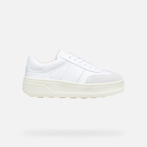 Platform trainers SPHERICA ECUB-2 WOMAN White/Off White - image number 1 | GEOX