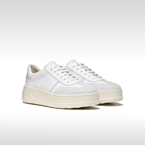 Platform trainers SPHERICA ECUB-2 WOMAN White/Off White - image number 2 | GEOX
