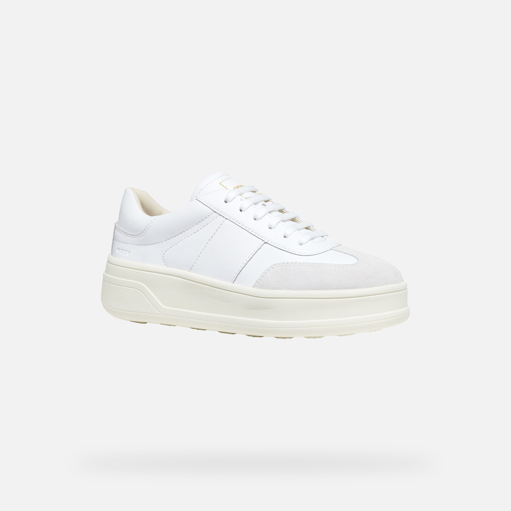 Platform trainers SPHERICA ECUB-2 WOMAN White/Off White - image number 2 | GEOX