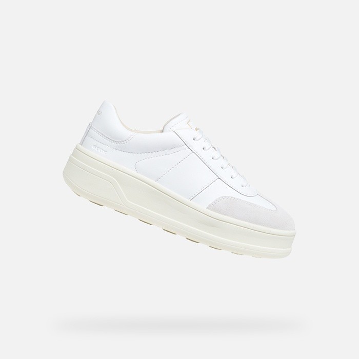 Platform trainers SPHERICA ECUB-2 WOMAN White/Off White | GEOX