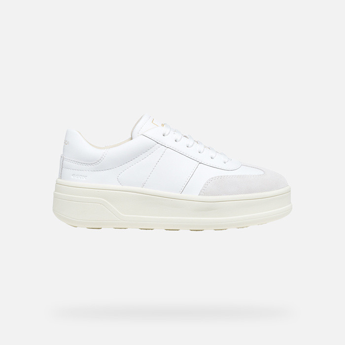 Platform trainers SPHERICA ECUB-2 WOMAN White/Off White | GEOX
