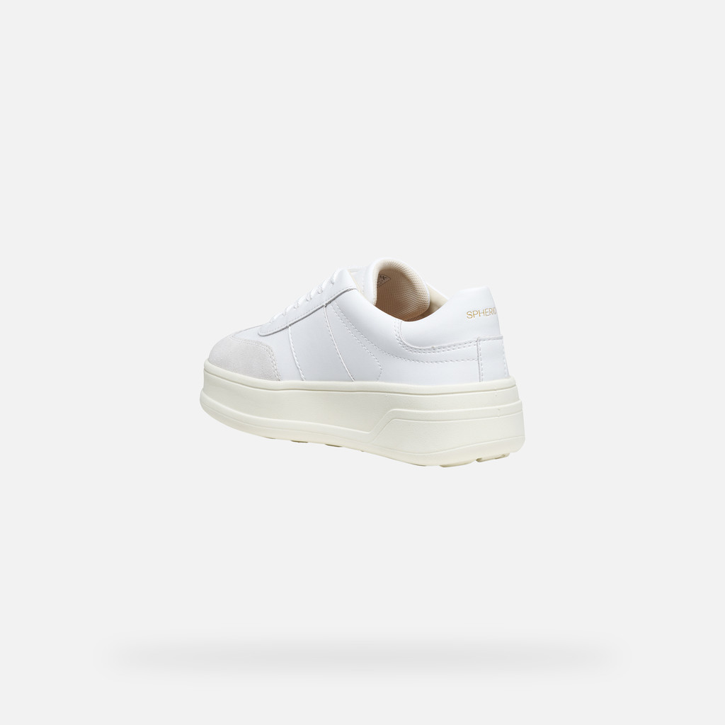 Platform trainers SPHERICA ECUB-2 WOMAN White/Off White - image number 3 | GEOX