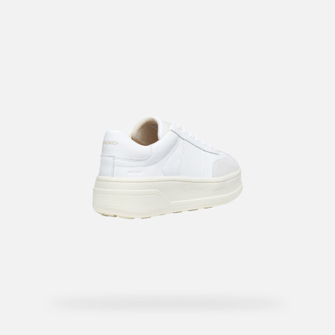 Platform trainers SPHERICA ECUB-2 WOMAN White/Off White - image number 4 | GEOX