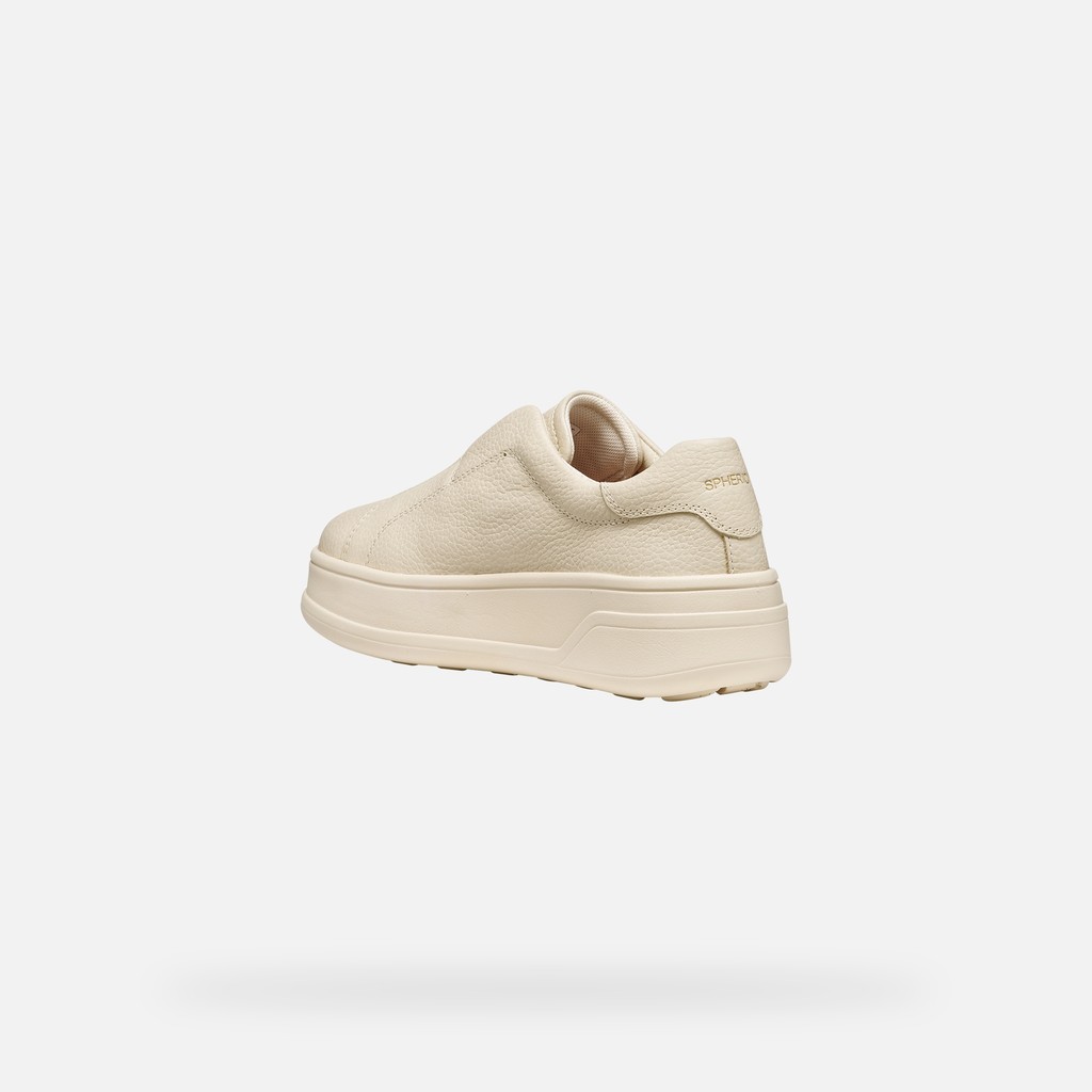 Low top sneakers SPHERICA ECUB-2 WOMAN Papyrus - image number 3 | GEOX