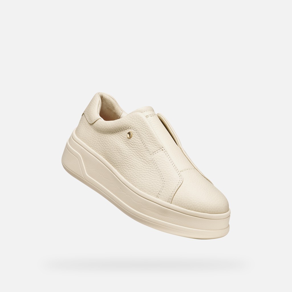 Low top sneakers SPHERICA ECUB-2 WOMAN Papyrus - image number 4 | GEOX