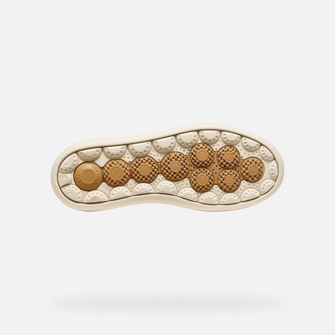 Low top sneakers SPHERICA ECUB-2 WOMAN Papyrus - image number 6 | GEOX