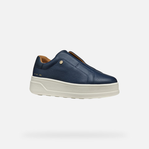 Laceless sneakers SPHERICA ECUB-2 WOMAN Navy - image number 2 | GEOX