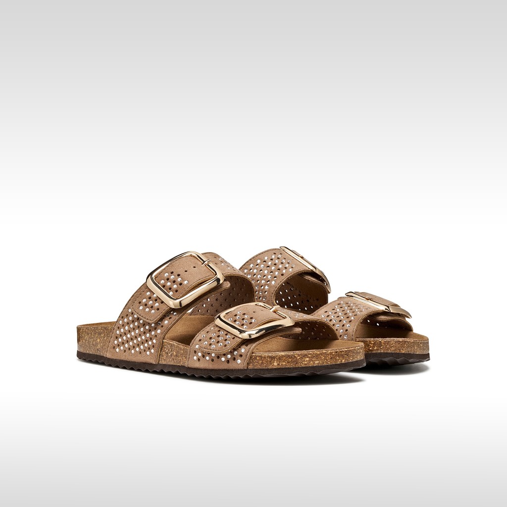 Mules BRIONIA R FEMME Vieux rose - image number 2 | GEOX