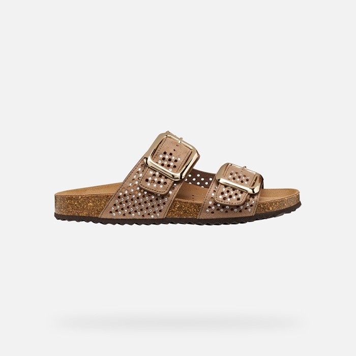 Slides shoes BRIONIA R WOMAN Old Rose | GEOX