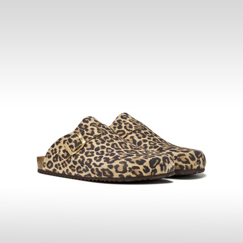 Ciabatte leopardate BRIONIA R DONNA Cuoio - image number 2 | GEOX