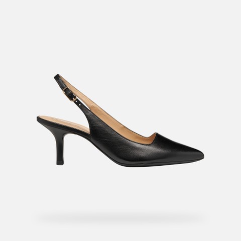 Slingbacks à talon moyen KLEOPY FEMME Noir - image number 1 | GEOX