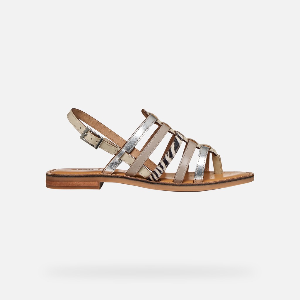 Maddalusia C Femme Gris/blanc Cassé